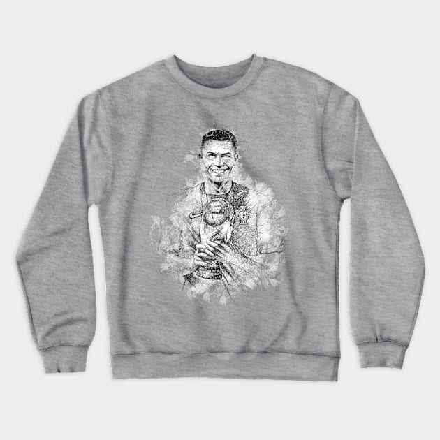 Cristiano Ronaldo World Cup Crewneck Sweatshirt by tyooo